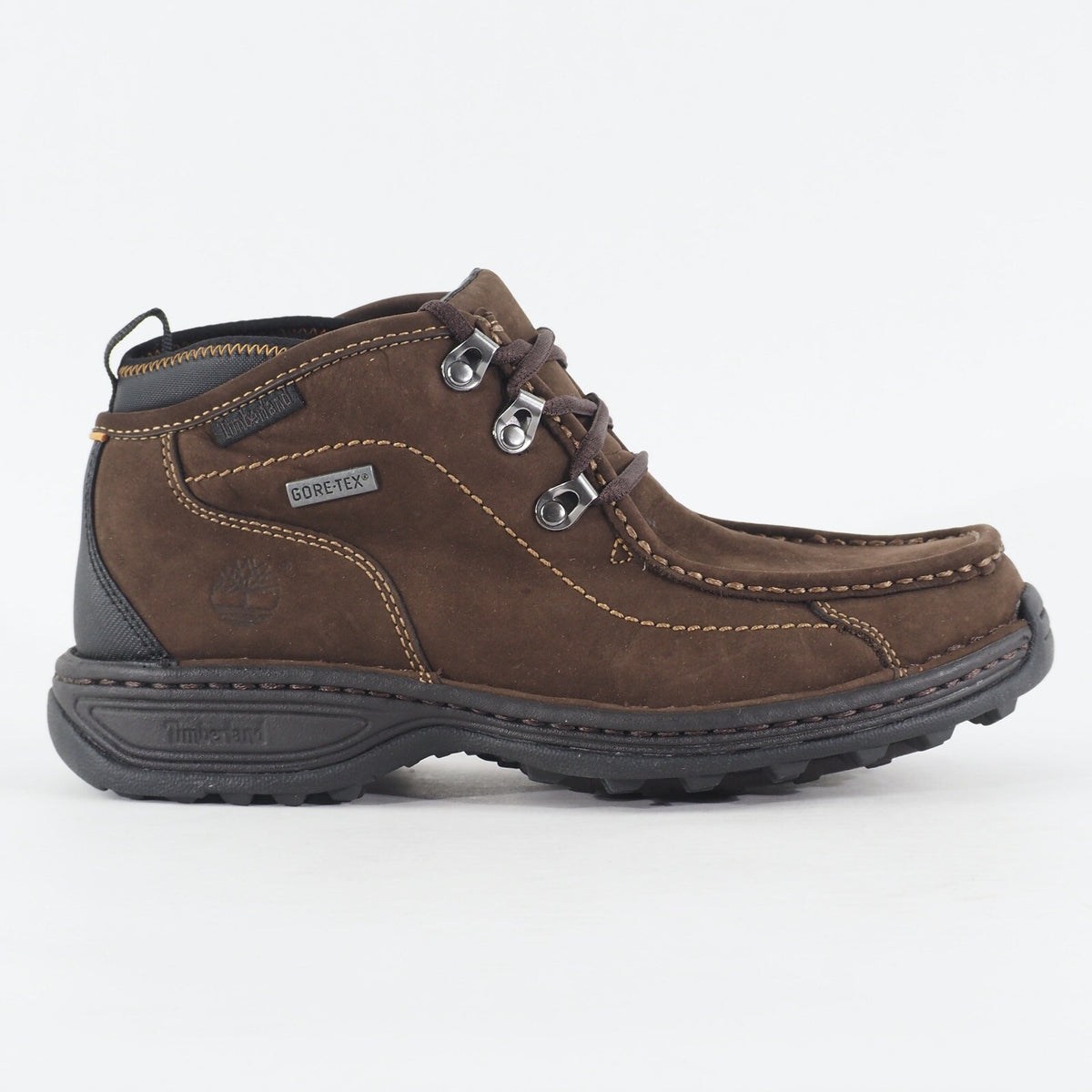 Mens Timberland Carlsbad Chukka Gore Tex 54577 Dark Brown Leather Lace Up Boots