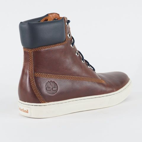 Mens Timberland 2.0 Cup Sole 6 Inch Tan Leather Lace Up Casual Walking Boots