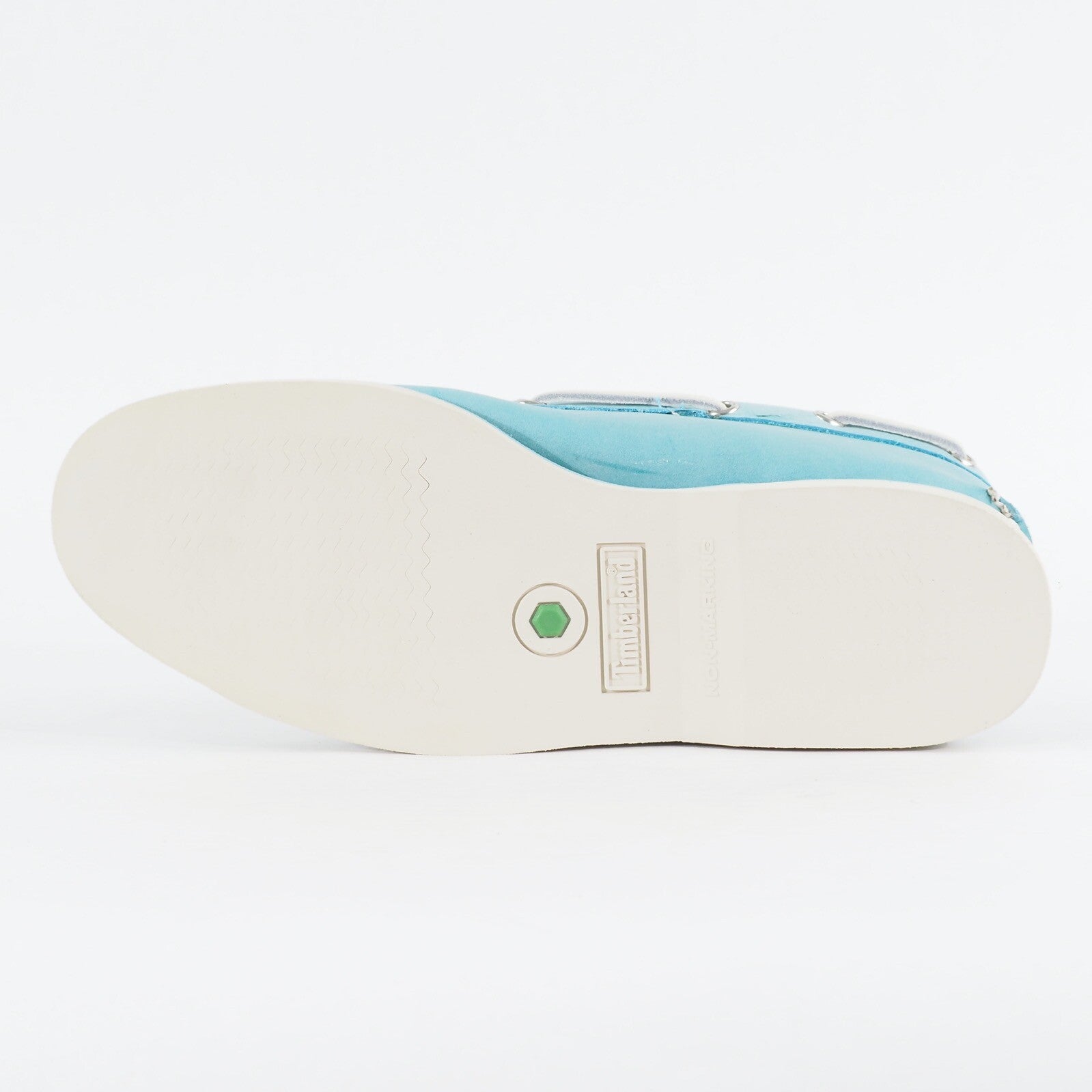 Mens Timberland Classic 2 Eyed A13OB Blue Leather Lace Up Casual Boat Shoes