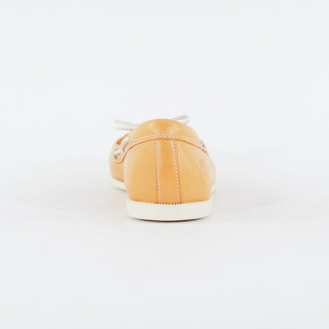 Womens Timberland EK Cornish Long 8212B Pale Orange Leather Slip On Casual Shoes