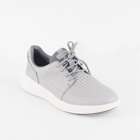 Mens Timberland Bradstreet Ultra OX A2QA1 Grey Leather Casual Lace Walking Shoes