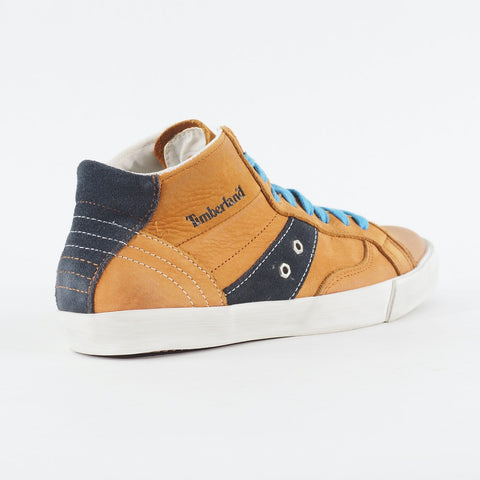 Mens Timberland EK Glastenbury Chukka 9607A Tan Casual Hi Top Leather Trainers