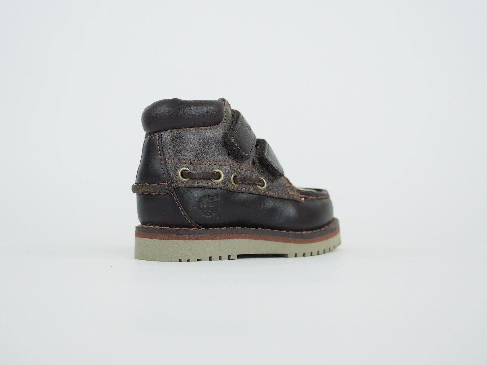 Toddlers Timberland Milville 39887 Dark Brown Leather 2 Strap Chukka Boots