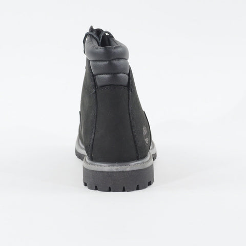 Womens Timberland Waterville 6 Inch A17VM Black Leather Lace Up Casual Boots