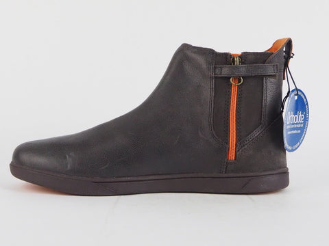 Timberland Groveton A19SK Dark Brown Leather Slip On Casual Chelsea Boots
