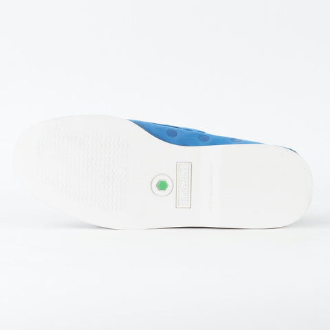 Mens Timberland Classic 2 Eye A181Y Medium Blue Leather Lace Casual Boat Shoes