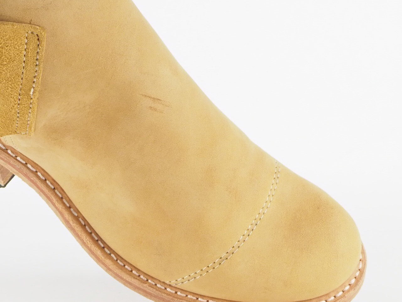 Womens Timberland Coulter Beige 8654A Leather Pull On Ladies Boots Made In USA