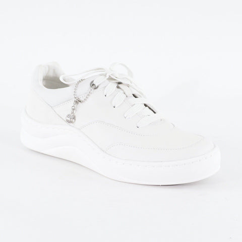Womens Timberland Ruby Ann A2124 White Leather Lace Up Casual Sneakers