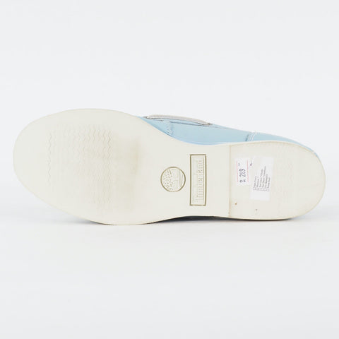 Womens Timberland EK Amherst 2 Eye 8339B Light Blue Leather Casual Boat Shoes