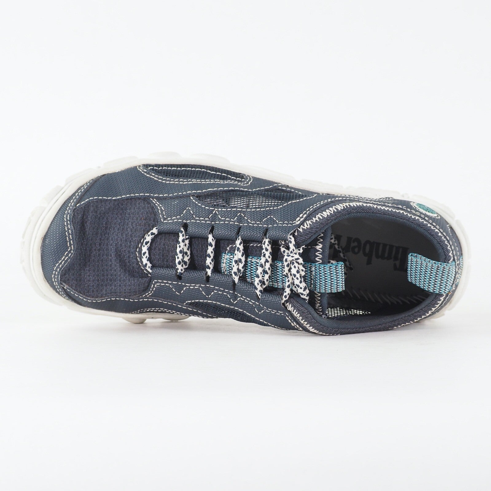 Womens Timberland Wake 58602 Navy Blue Textile / Mesh Lace Up Walking Trainers