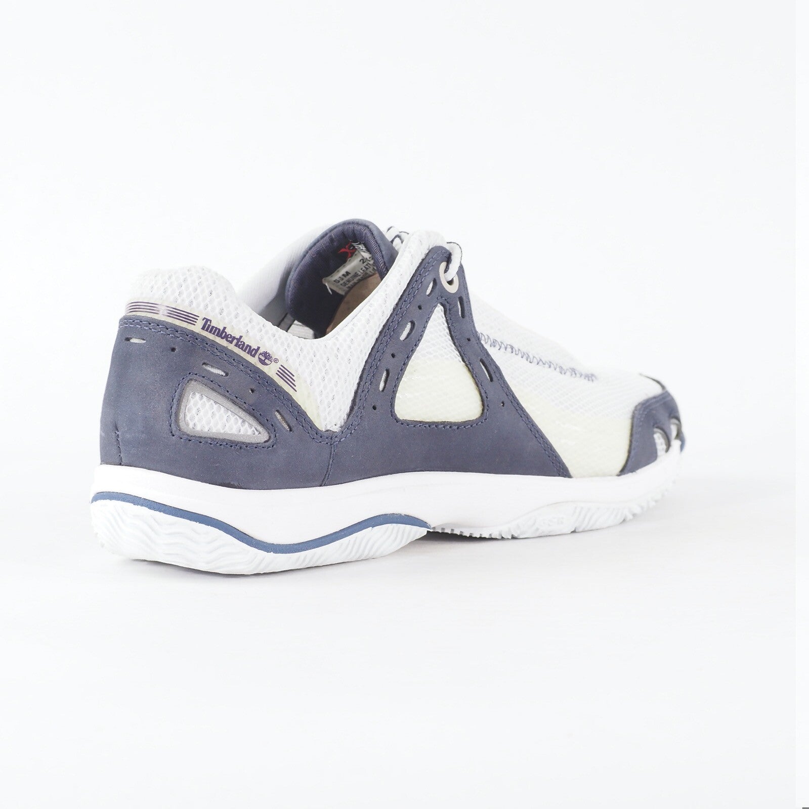 Womens Timberland Formentor 27642 Navy White Leather Fabric Lace Up Trainers