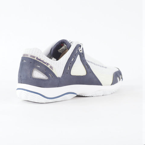 Womens Timberland Formentor 27642 Navy White Leather Fabric Lace Up Trainers