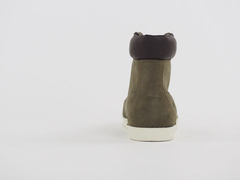 Womens Timberland EK 6 Inch Glastenbury 8057B Dark Olive Leather Chukka Boots