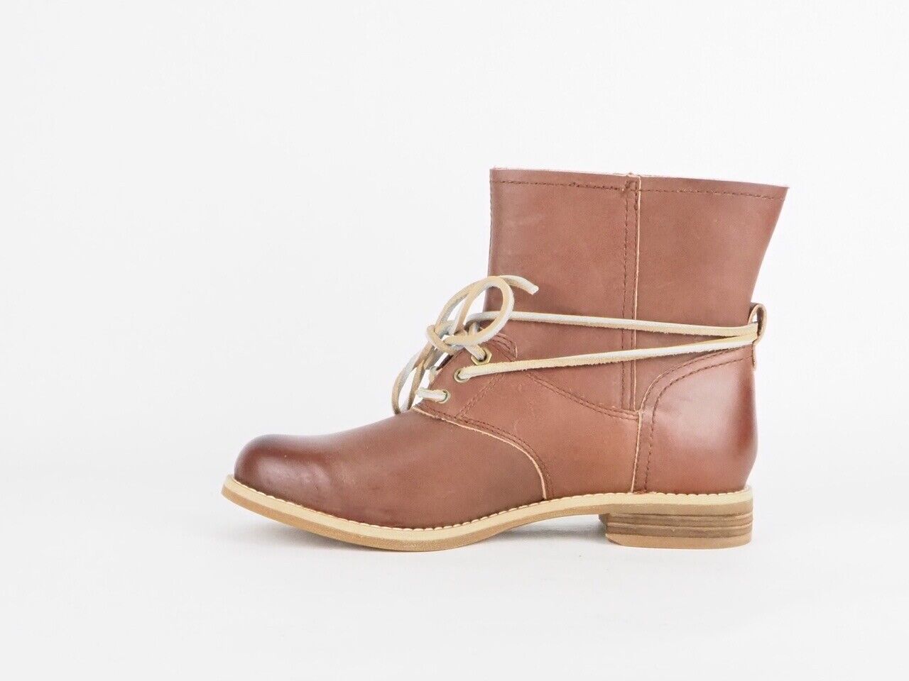 Womens Timberland Savnhil Ankle 8410B Leather Tan Ladies Boots
