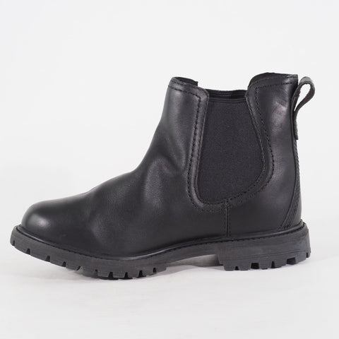 Womens Timberland EK Auth Chelsea 8711A Black Leather Pull On Walking Boots