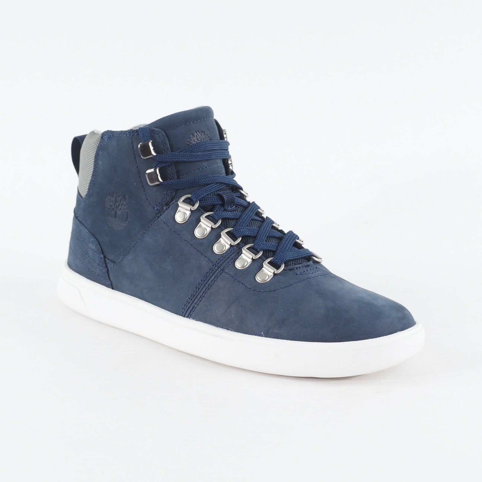 Mens Timberland Groveton Hiker A113Y Navy Blue Lace Up Walking Casual Boots 