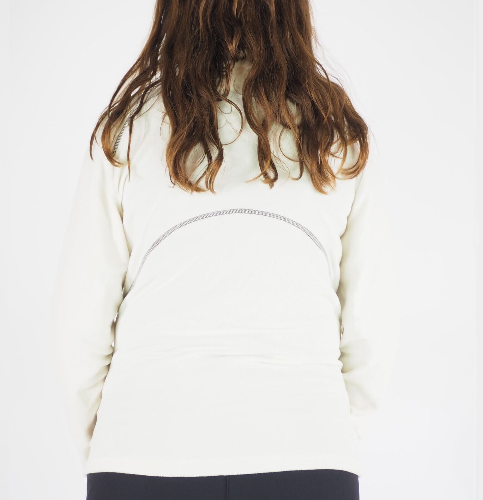 Womens Jack Wolfskin Performance 1701511 White Sand Warm Fleece Sweatshirt