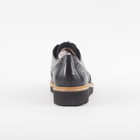 Womens Timberland Ellis Street Oxford A1MMD Jet Black Leather Lace Smart Shoes