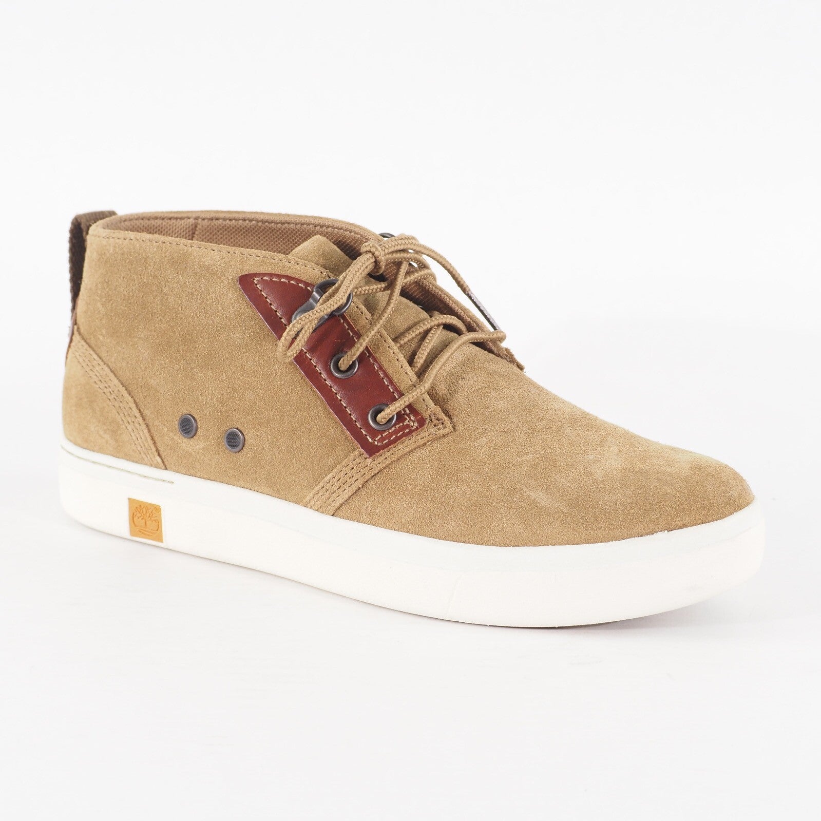 Womens Timberland Amherst A18TZ Light Brown Suede Chukka Lace Up Casual Shoes