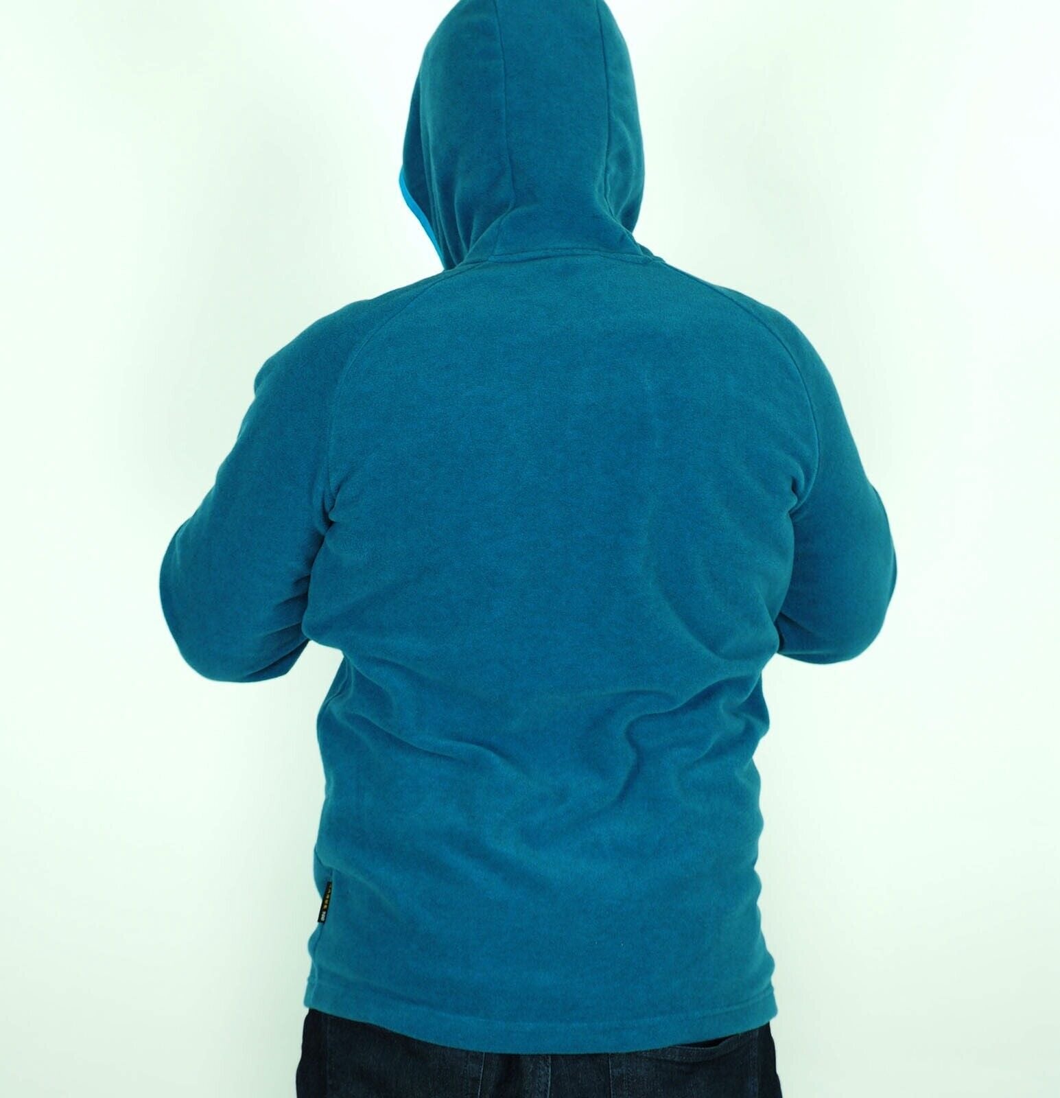 Mens Jack Wolfskin Ledro 5007711 Moroccan Blue Warm Zip Up Fleece Sweatshirt