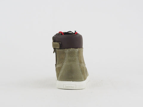 Boys Timberland 6 In Earthkeepers 1873A Taupe Leather Casual Shoes Chukka Boots