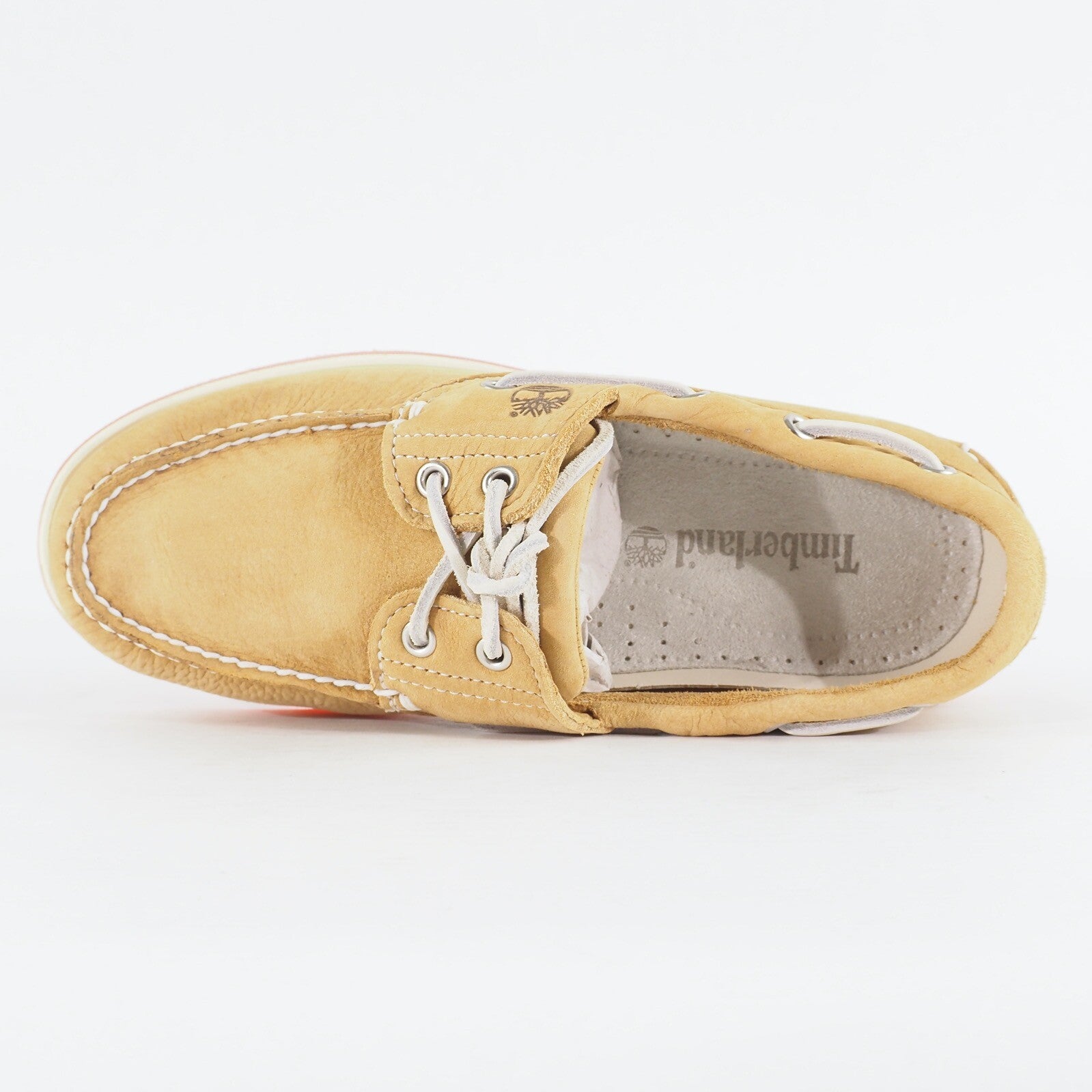 Mens Timberland Classic 2 Eyed 6507A Light Brown Lace Up Casual Boat Shoes