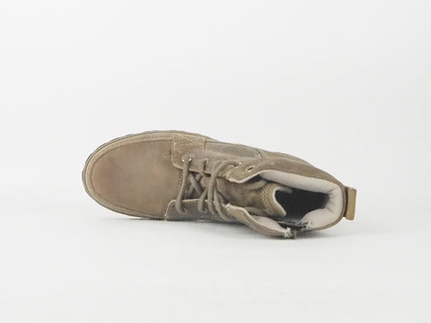 Juniors Timberland Earthkeepers Asphalt Trail 16986 Brown Leather Side Zip Boots