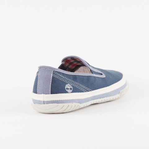 Mens Timberland Classic Earthkeepers 9450B Blue Fabric Slip On Walking Shoes