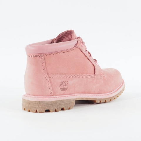 Womens Timberland Nellie Chukka A14QW Dusty Pink Leather Lace Up Walking Boots