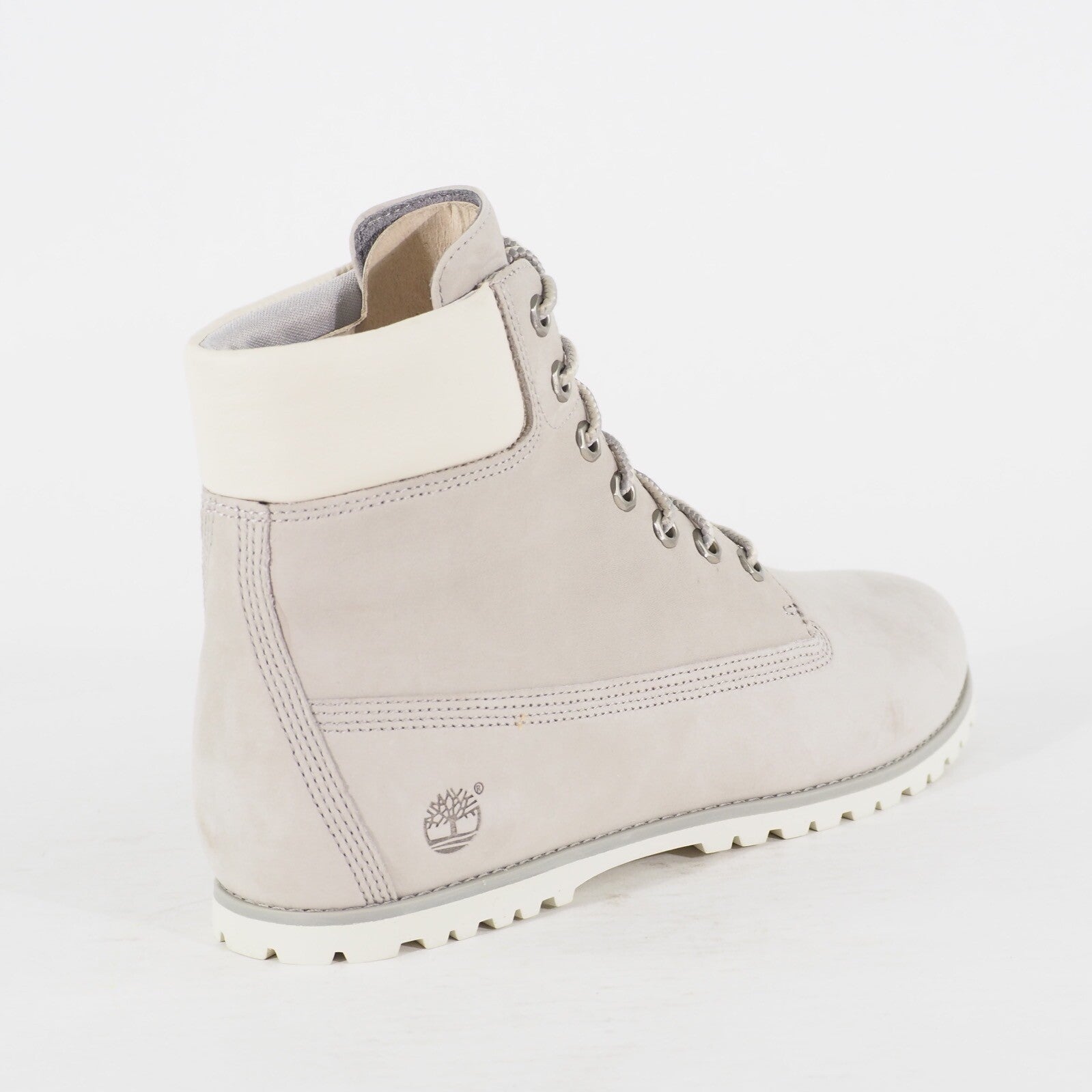 Womens Timberland 6 Inch Joslin A1H10 Grey Leather Lace Up Casual Walking Boots