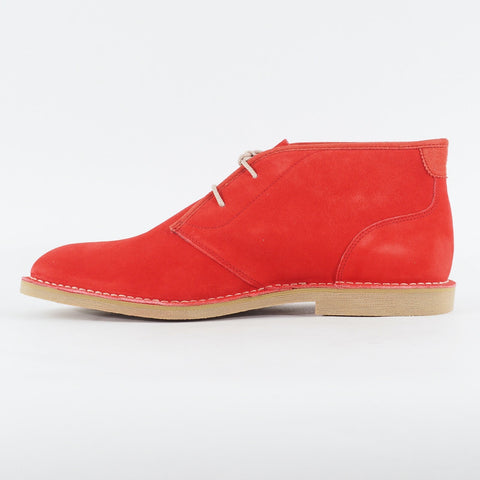 Mens Timberland EK Brasstown Chukka 9069B Red Leather Lace Up Casual Boots