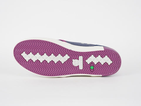 Womens Timberland Newport Bay Canvas A17J8 Purple Blue Laced Chukka Trainers