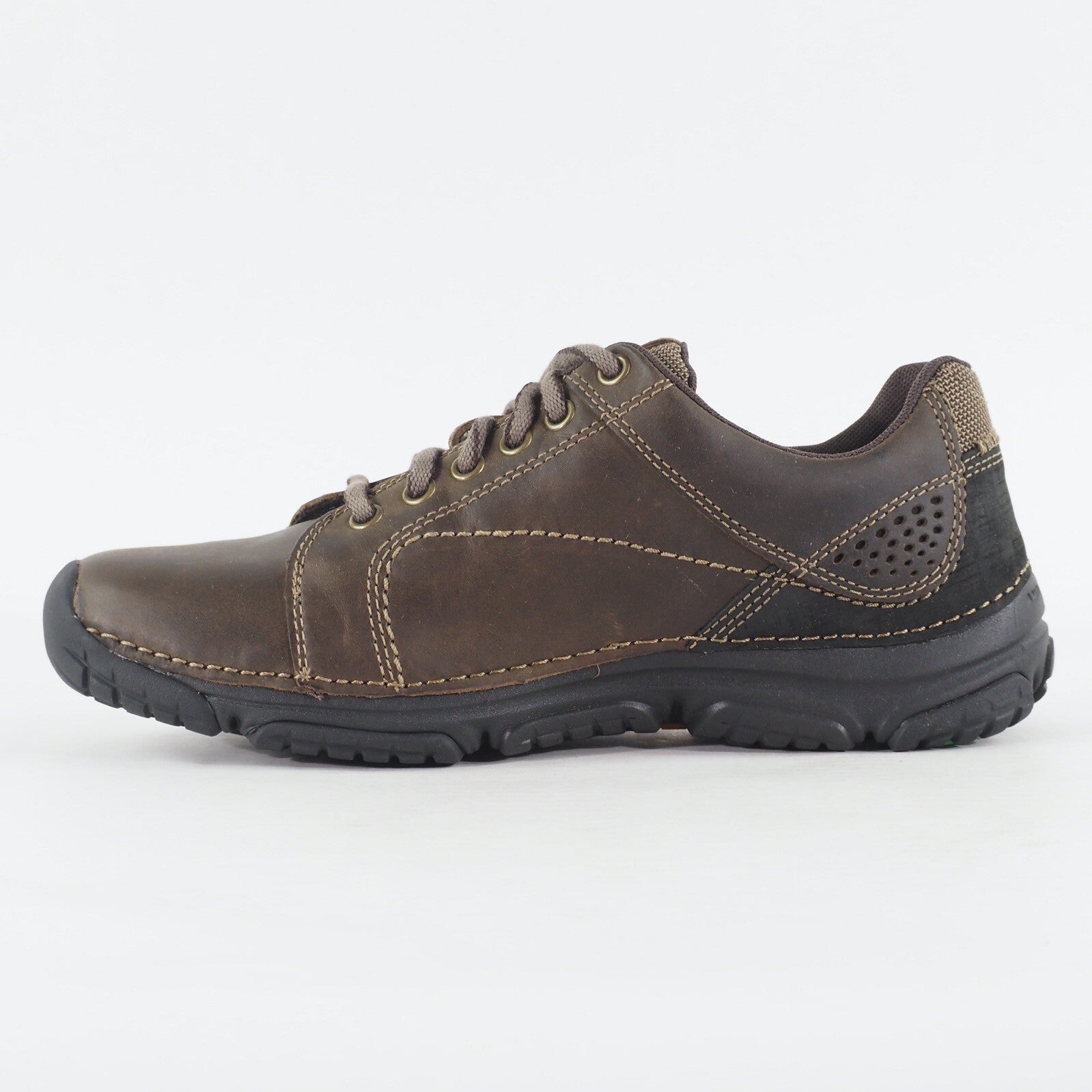 Mens Timberland EK FC Lite Oxford 5425R Dark Olive Leather Lace Up Casual Shoes