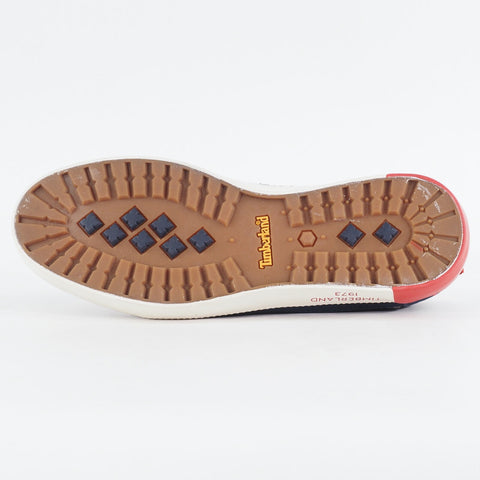 Mens Timberland Newport Bay A18JQ Navy Suede / Mesh Lace Up Low Top Casual Shoes