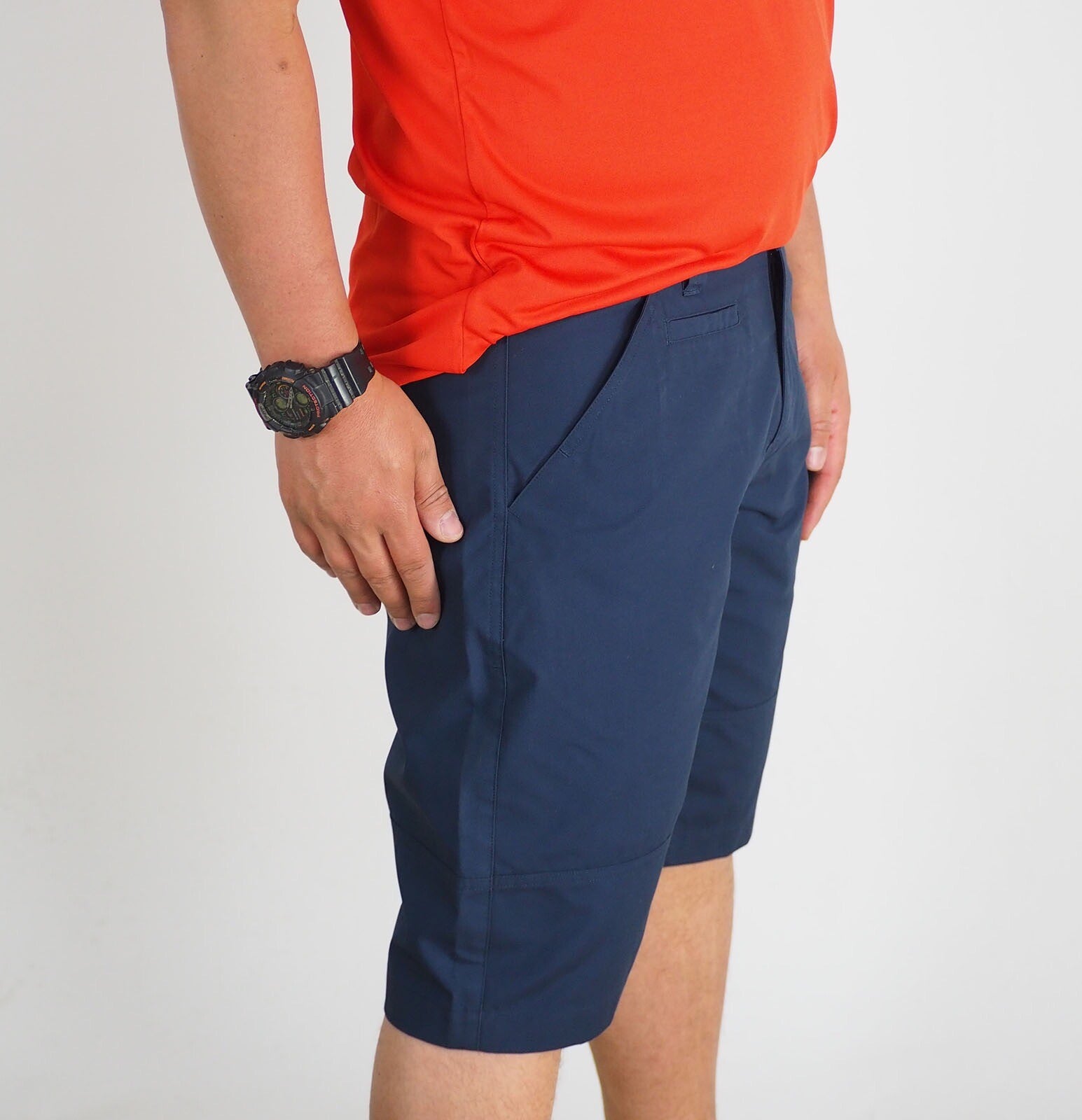 Mens Jack Wolfskin F65 5010021 Night Blue Regular Fit Casual Summer Shorts