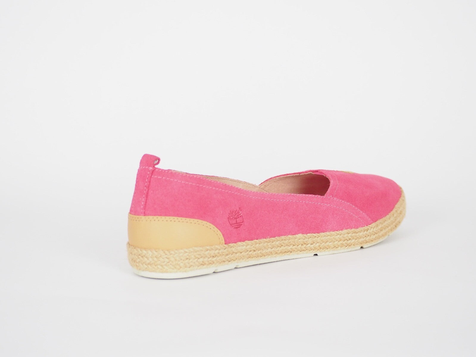 Womens Timberland EK Casco Bay 8841R Hot Pink Suede Slip On Casual Pumps Shoes