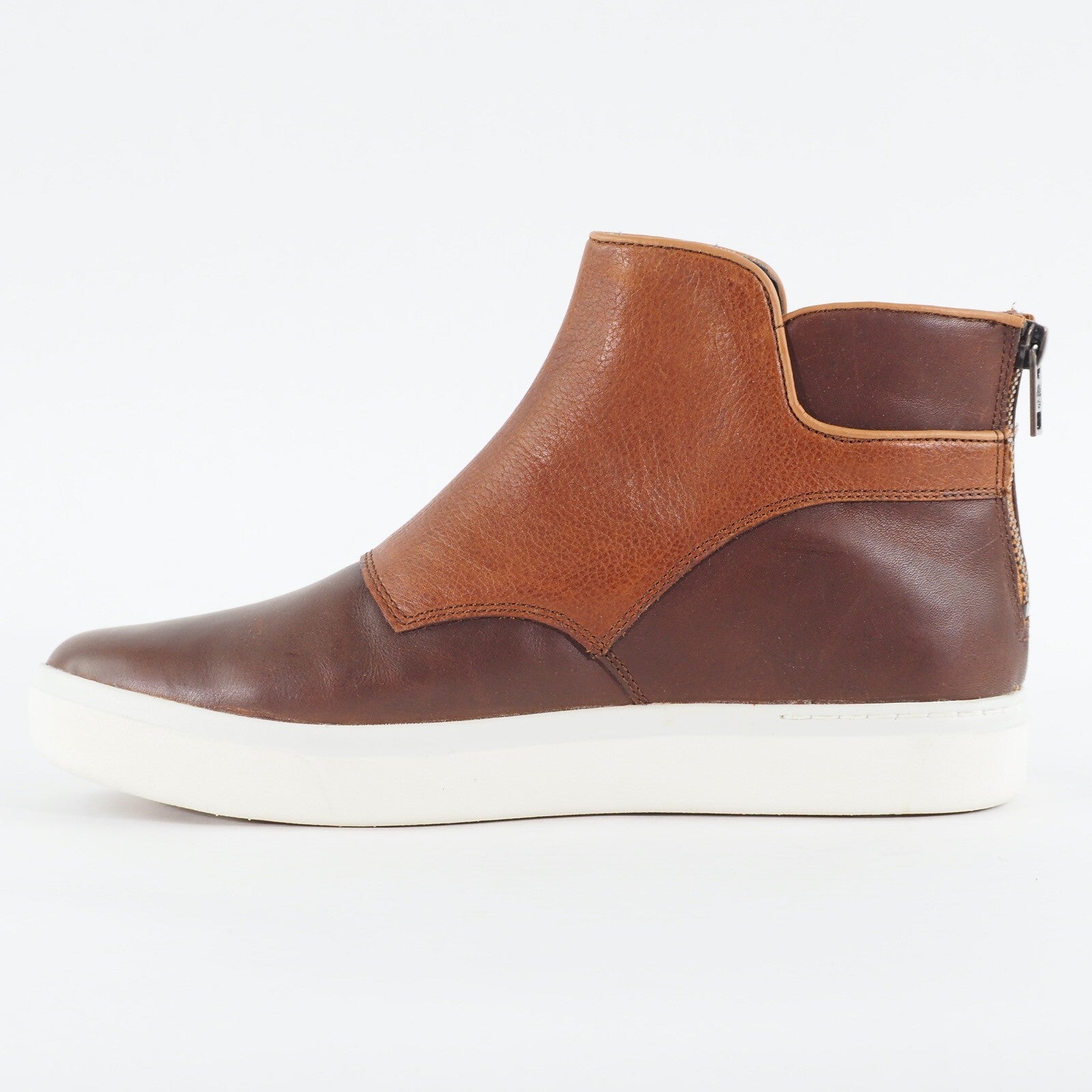 Womens Timberland Amherst Chelsea A17JQ Brown Leather Zip Up Casual Boots