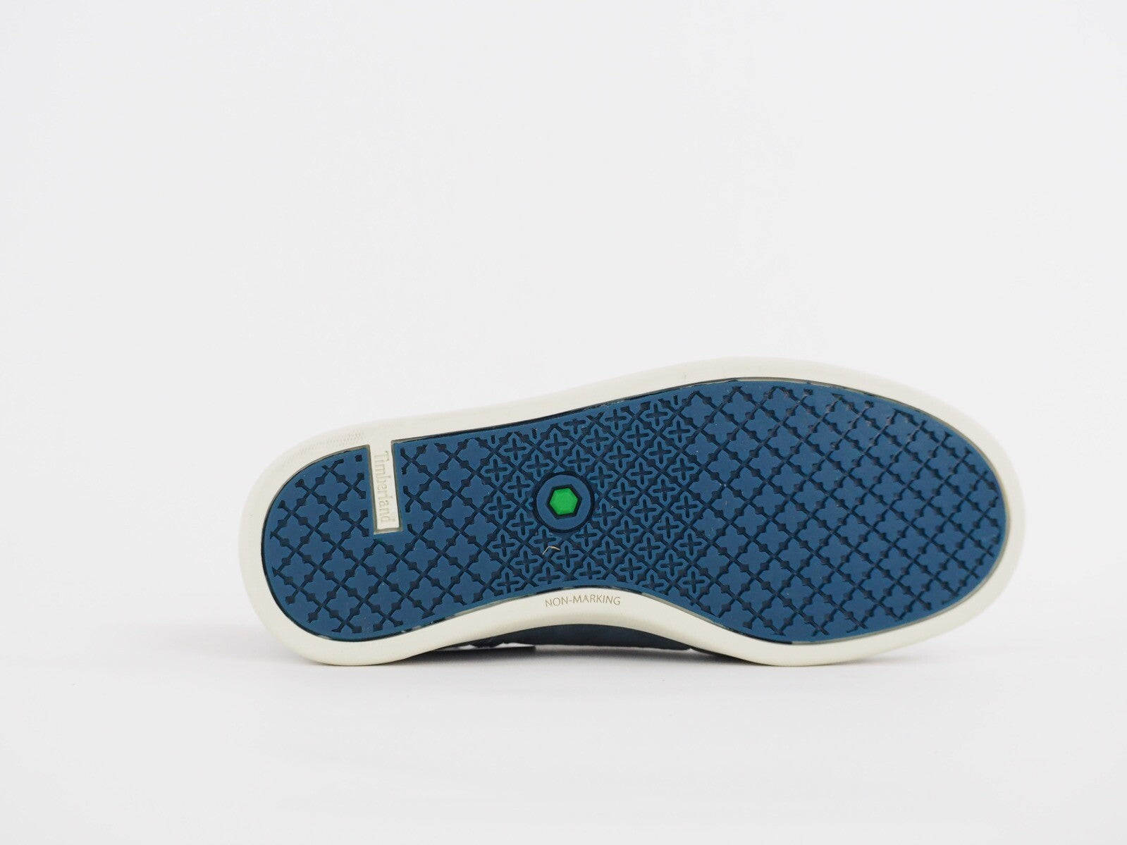 Boys Timberland Groveton A18K9 Blue Leather Side Zip Trainers Kids Chukka Boots