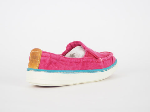 Womens Timberland EK Hookset 8968R Pink Casual Slip On Flat Light Everyday Shoes