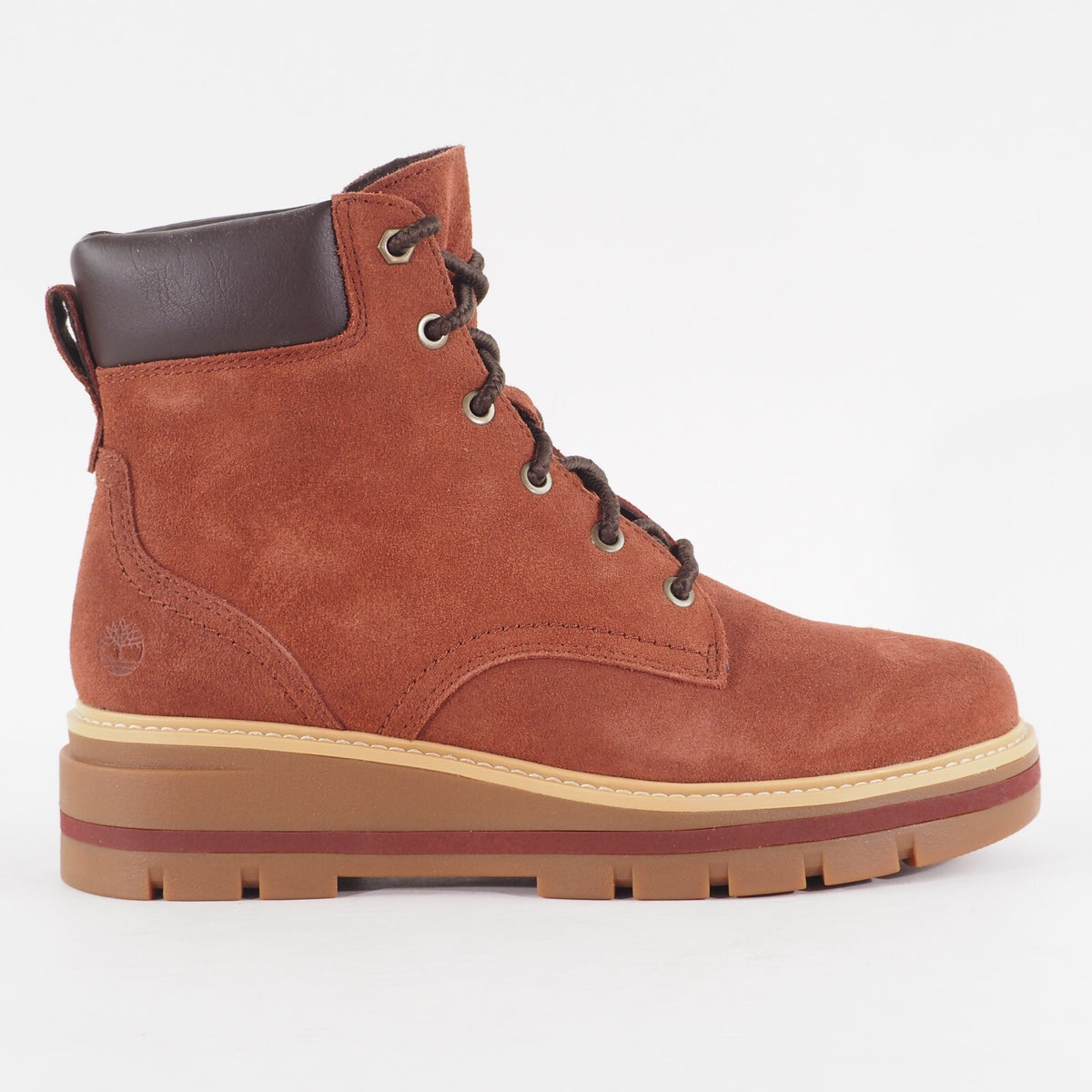 Womens Timberland Cheyenne Valley A2JX3 Medium Brown Suede Mid Lace Up Boots