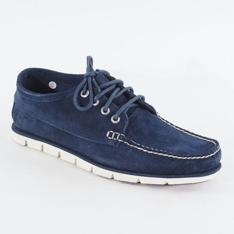 Mens Timberland Tidelands Ranger A1H9H Navy Leather Casual Walking Lace Shoes 
