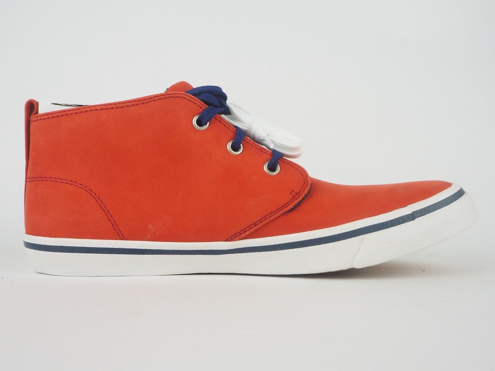 Mens Timberland EK Hookset Camp Chukka 5719R Red Leather Lace Up Mid Trainers