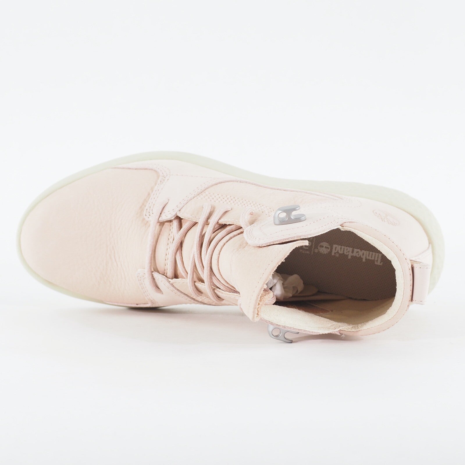 Womens Timberland Flyfoam Hiker A1JHY Light Pink Leather High Top Casual Shoes