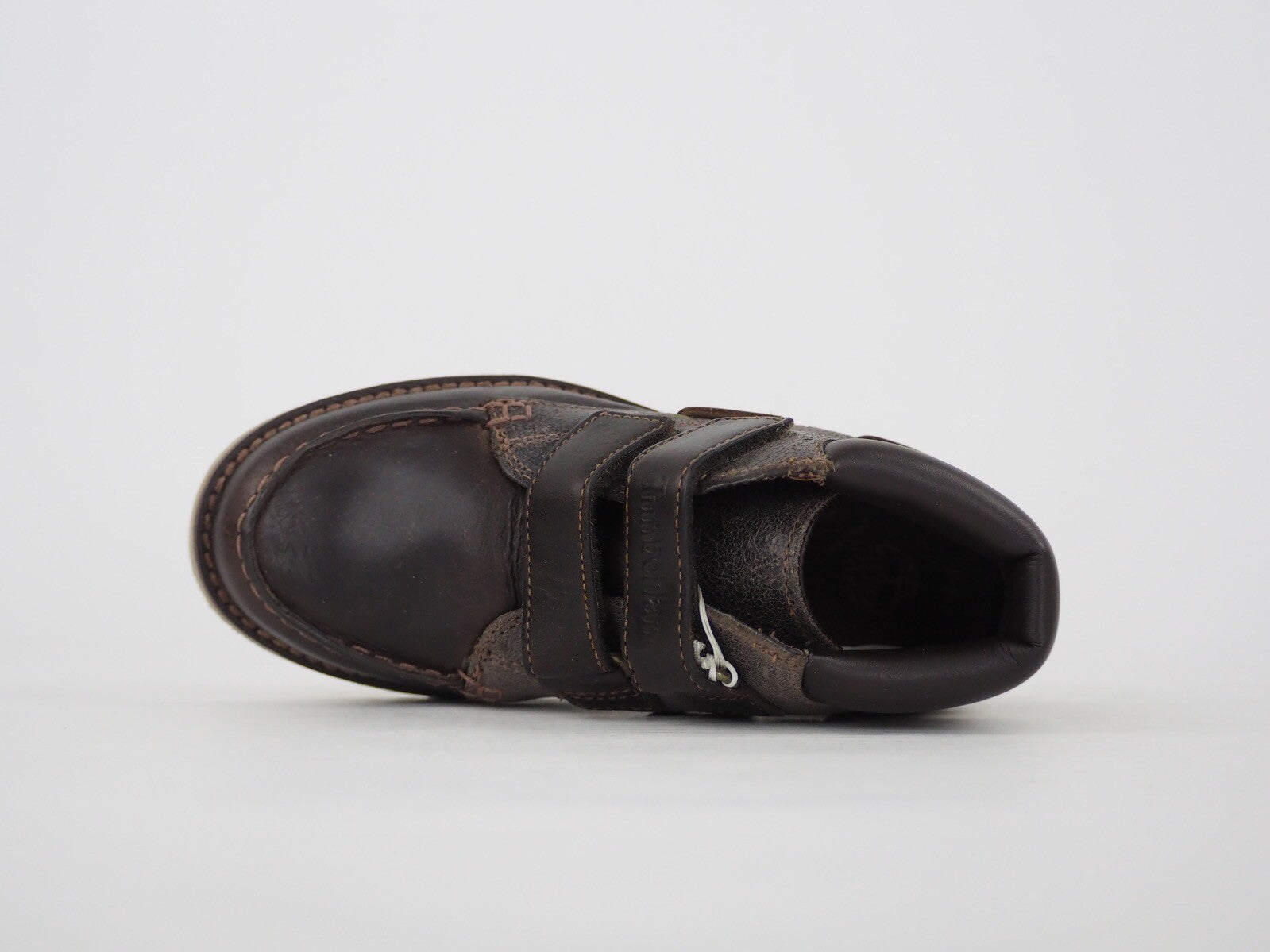 Toddlers Timberland Milville 39787 Dark Brown Leather 2 Strap Kids Winter Boots