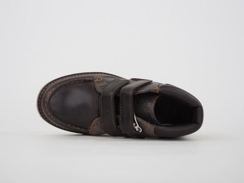 Toddlers Timberland Milville 39787 Dark Brown Leather 2 Strap Kids Winter Boots