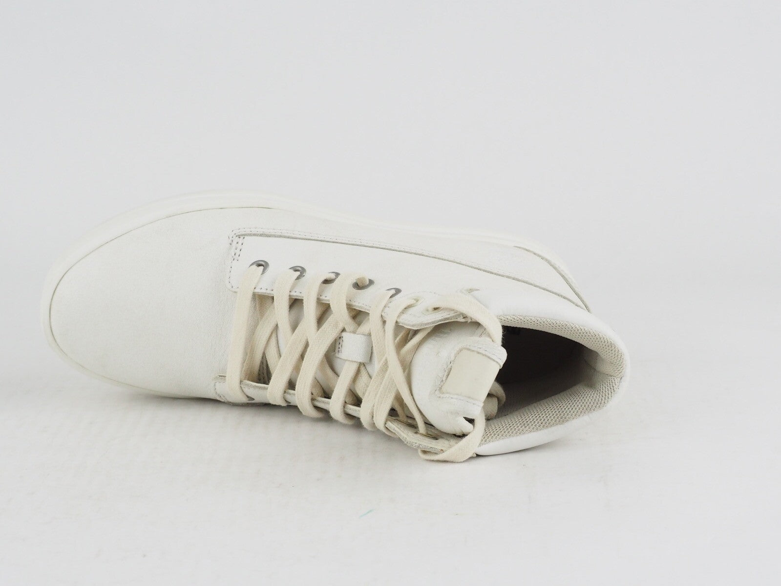 Womens Timberland Mayliss 6 In A1AJS White Leather Casual Trainers Chukka Boots