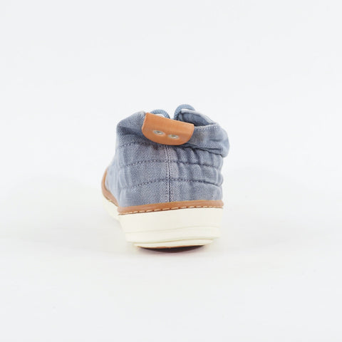 Mens Timberland Hookset Handcrafted Chukka 5105R Blue Canvas Lace Casual Boots