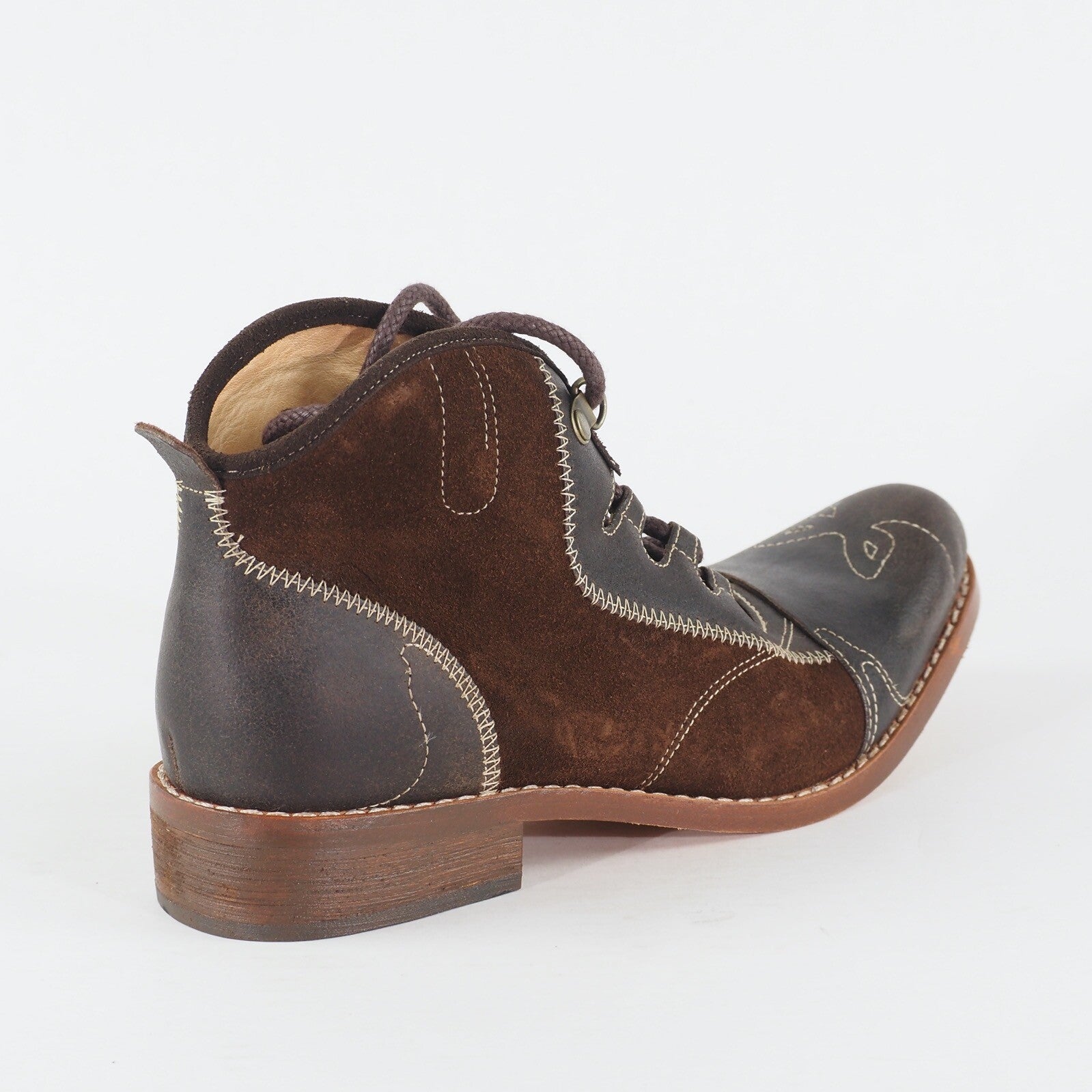 Womens Timberland Gavie 50642 Brown Leather Lace Up Casual Cukka Ladies Boots