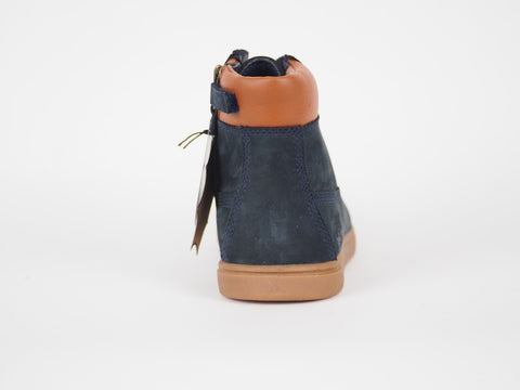 Boys Timberland Classic Groveton 6 In A161T Blue Leather Trainers Chukka Boots