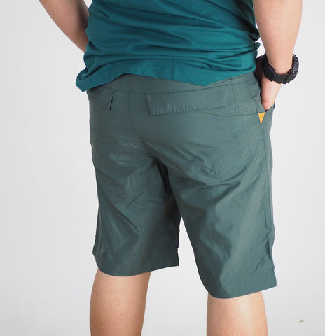 Mens Jack Wolfskin STR 5008561 Greenish Grey Casual Regular Fit Summer Shorts